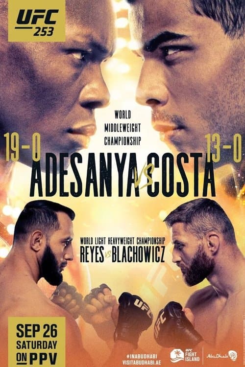 Affiche du film UFC 253: Adesanya vs. Costa (2020)