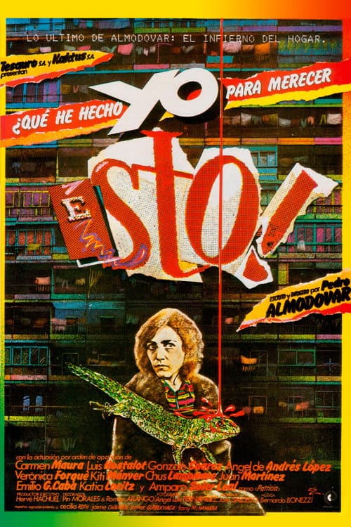 ملصق فيلم ¿Qué he hecho yo para merecer esto? (1984)