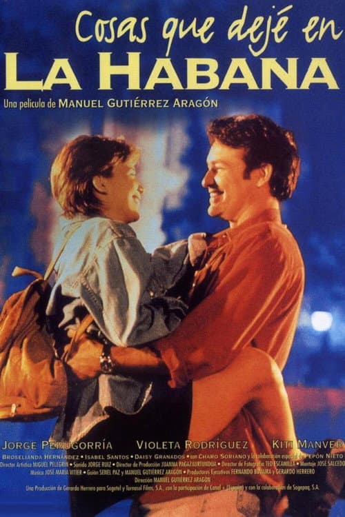 Affiche du film Cosas que dejé en la Habana (1998)