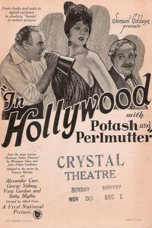 Affiche du film In Hollywood with Potash and Perlmutter (1924)