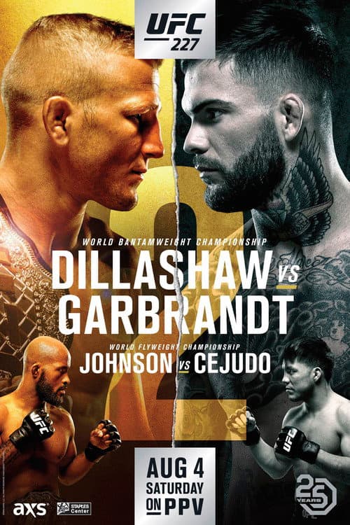 Affiche du film UFC 227: Dillashaw vs. Garbrandt 2 (2018)