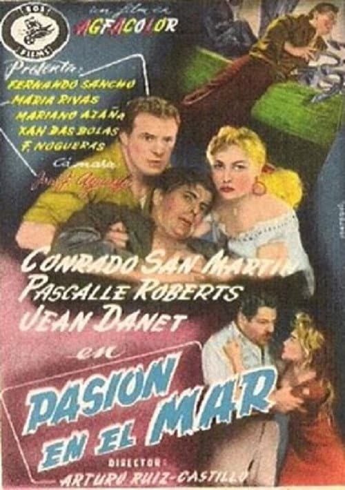 Affiche du film Pasión en el mar (1956)