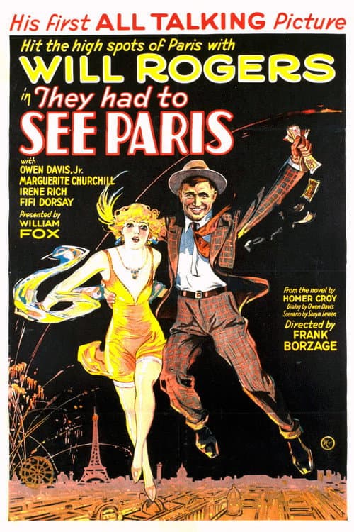Affiche du film They Had to See Paris (1929)