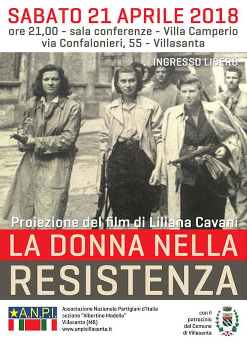 ملصق فيلم La donna nella Resistenza (1965)