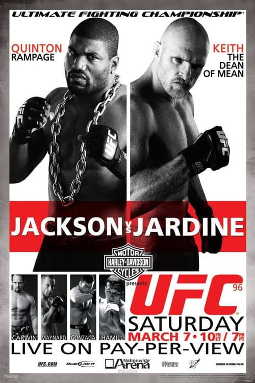 UFC 96: Jackson vs. Jardine (2009) movie poster