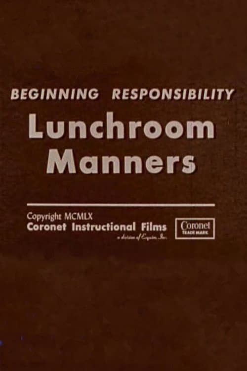 Lunchroom Manners (1960) movie poster