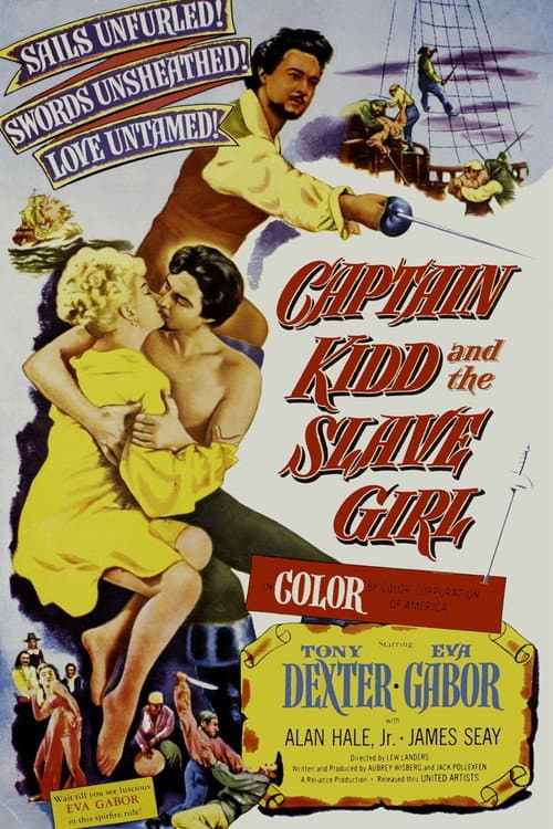 Captain Kidd and the Slave Girl (1954) movie poster