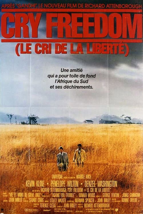 Affiche du film Cry Freedom (1987)