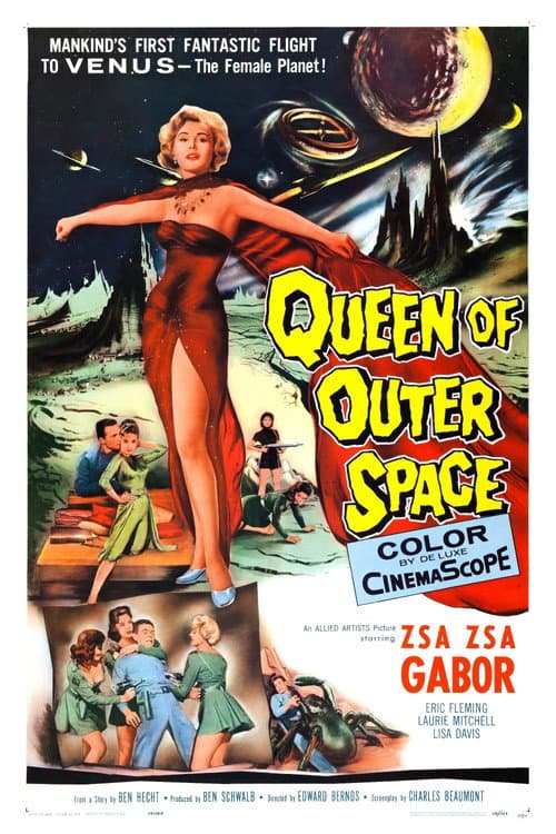 Queen of Outer Space (1958) movie poster