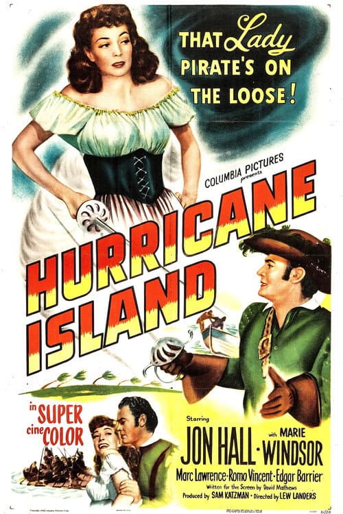 Affiche du film Hurricane Island (1951)