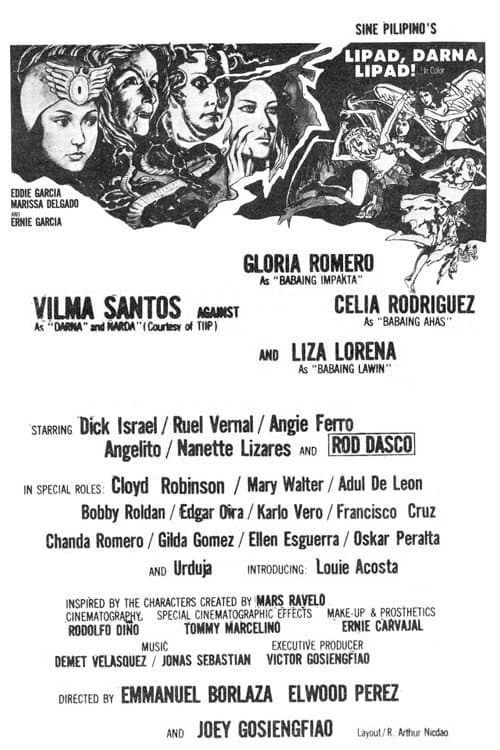 ملصق فيلم Lipad, Darna, Lipad! (1973)