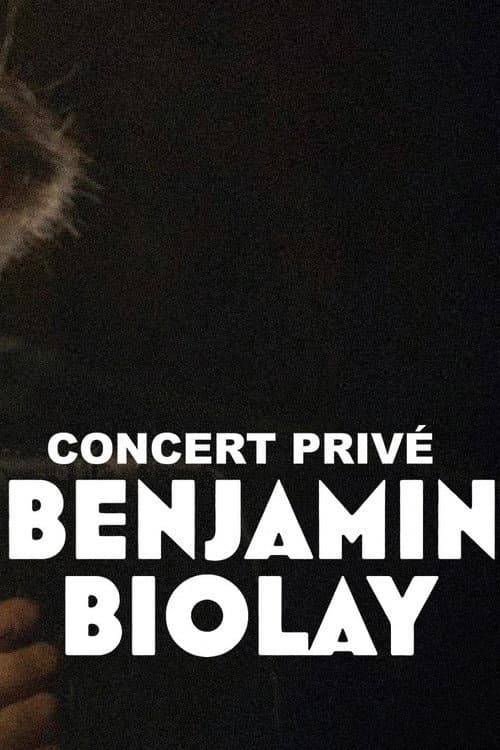 Affiche du film Benjamin Biolay - Concert privé (2020)