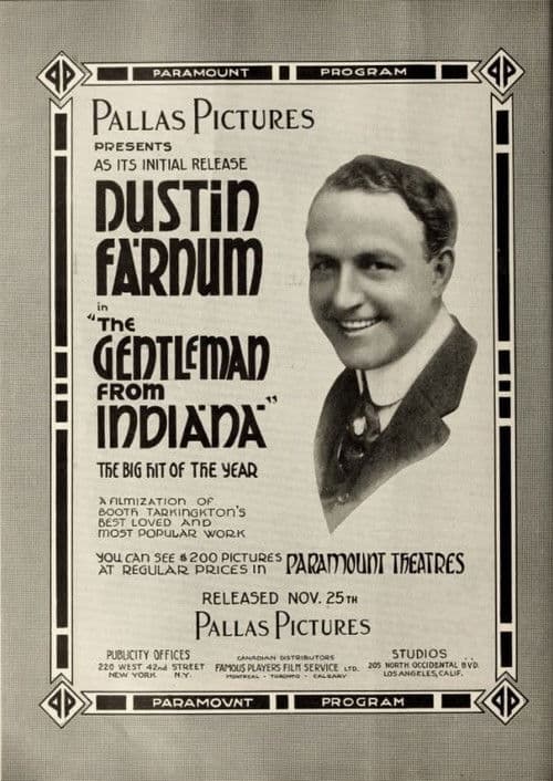 Affiche du film The Gentleman from Indiana (1915)