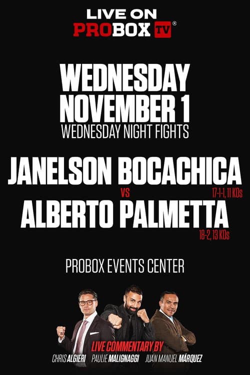Affiche du film Janelson Bocachica vs. Alberto Palmetta (2023)