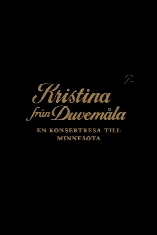 Affiche du film Kristina från Duvemåla - en konsertresa till Minnesota (1996)