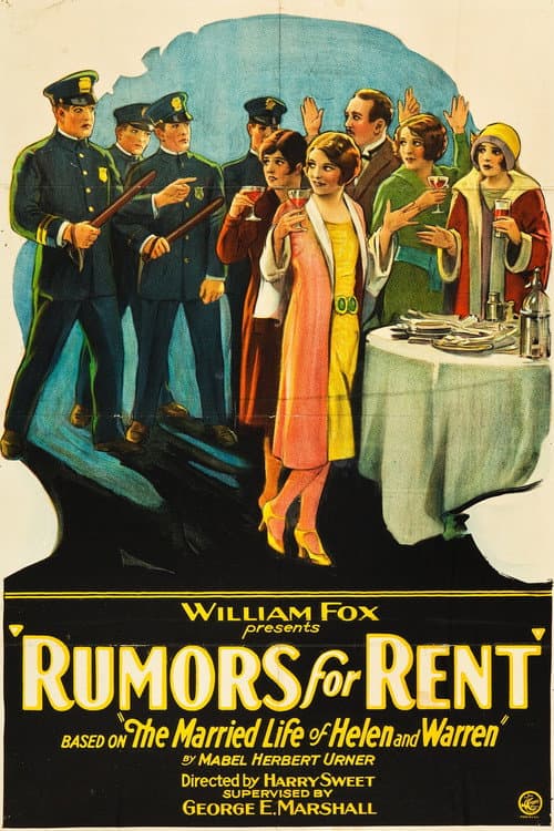 Rumors for Rent (1927) movie poster