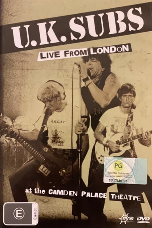 U.K. Subs - Live From London At The Camden Palace Theatre (1985) movie poster
