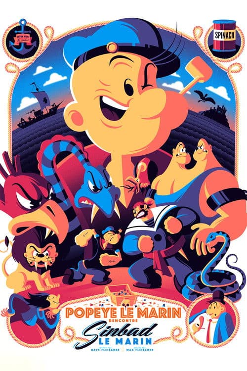 Affiche du film Popeye the Sailor Meets Sindbad the Sailor (1936)