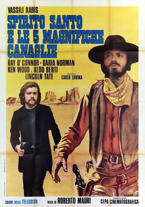 ملصق فيلم Spirito santo e le 5 magnifiche canaglie (1972)