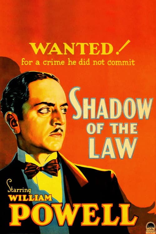 ملصق فيلم Shadow of the Law (1930)