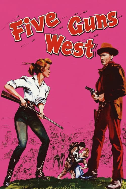 Five Guns West (1955) movie poster