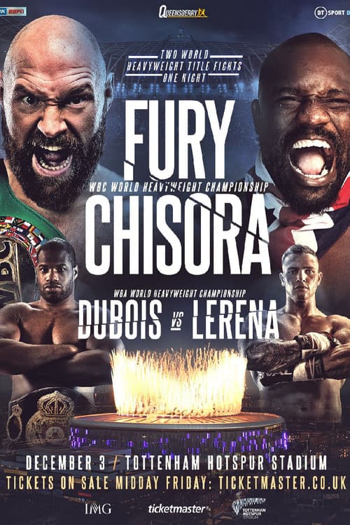 Tyson Fury vs. Derek Chisora III (2022) movie poster