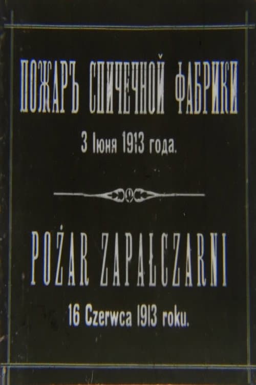 Pożar zapałczarni (1913) movie poster