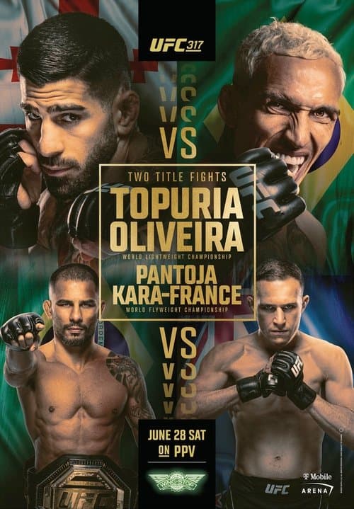 Affiche du film UFC 317: Topuria vs. Oliveira (2025)