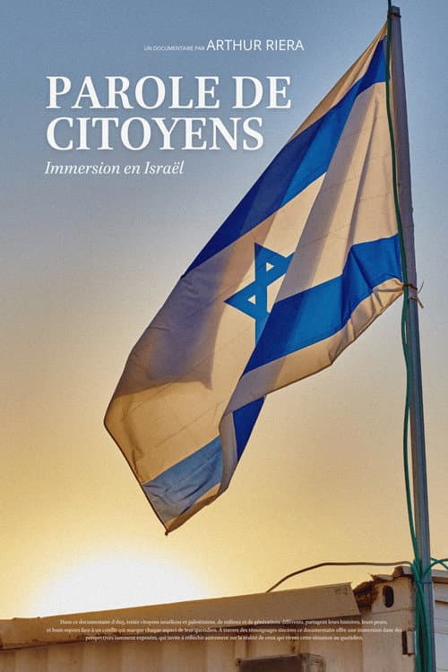 Affiche du film Parole de citoyens - Immersion en Israël (2024)