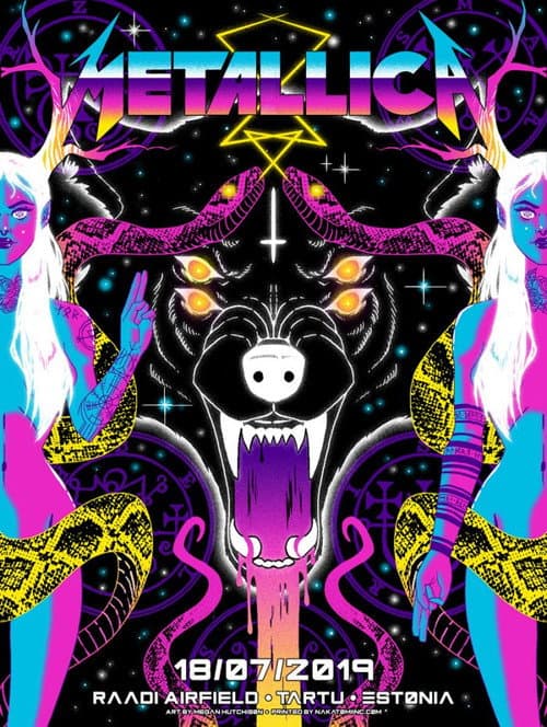 Metallica at Raadi Airfield Estonia in Tartu movie poster