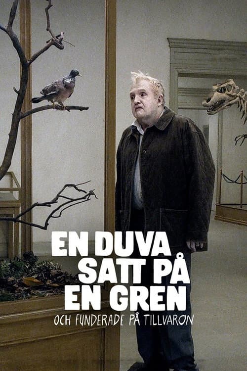 ملصق فيلم En duva satt på en gren och funderade på tillvaron (2014)