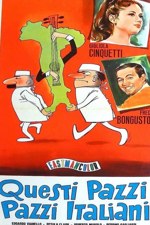 ملصق فيلم Questi pazzi, pazzi italiani (1965)
