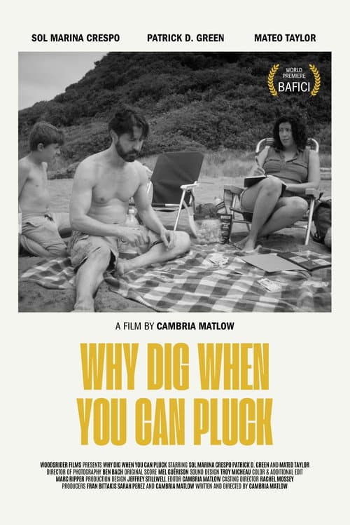 Affiche du film Why Dig When You Can Pluck (2024)
