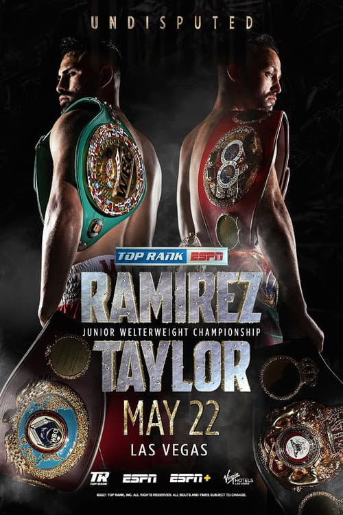 Affiche du film Jose Ramirez vs. Josh Taylor (2021)