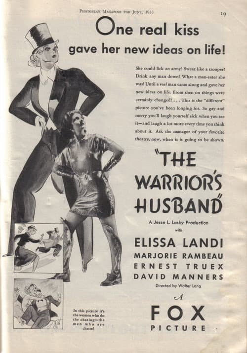 ملصق فيلم The Warrior's Husband (1933)