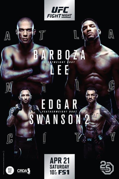 Affiche du film UFC Fight Night 128: Barboza vs. Lee (2018)