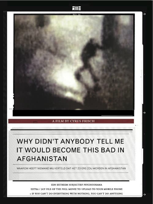 ملصق فيلم Waarom heeft niemand mij verteld dat het zo erg zou worden in Afghanistan (2007)