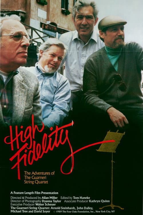 Affiche du film High Fidelity: The Adventures of the Guarneri String Quartet (1989)