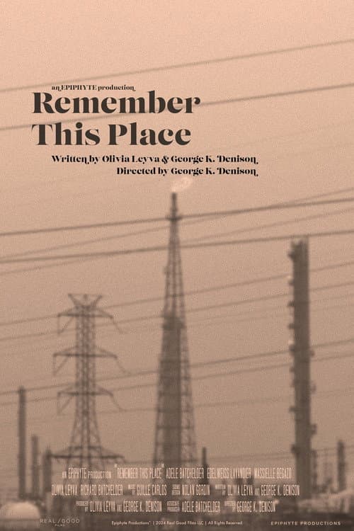 ملصق فيلم Remember This Place (2024)