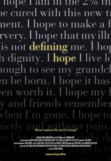 Affiche du film Defining Hope (2017)