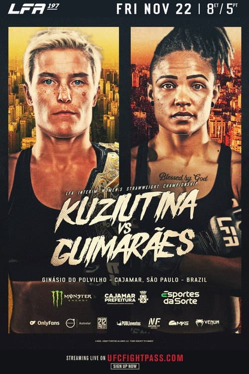 LFA 197: Kuziutina vs Guimaraes (2024) movie poster