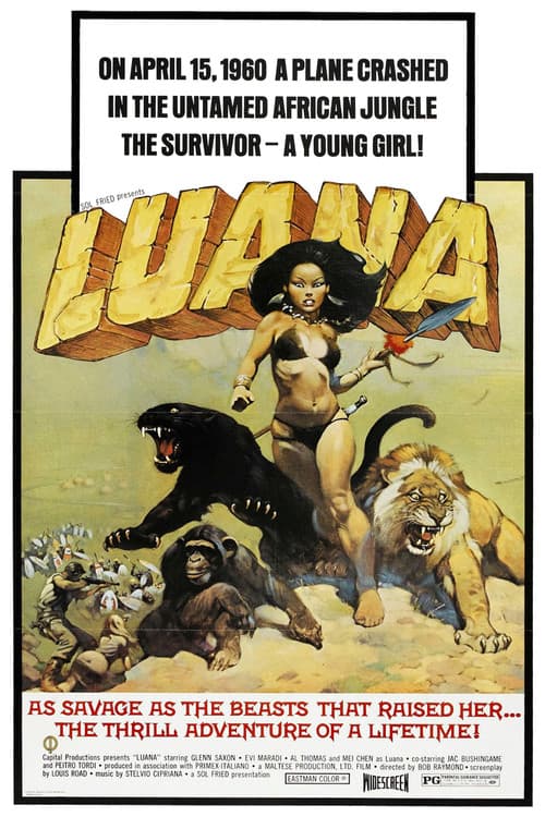 Luana - La figlia della foresta vergine (1968) movie poster