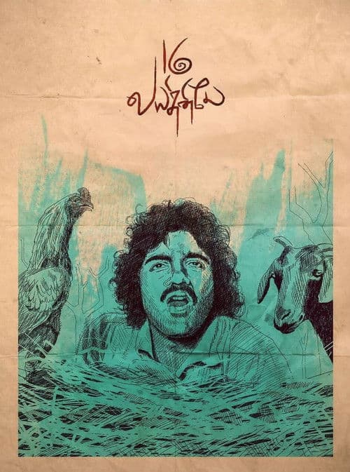 Affiche du film பதினாறு வயதினிலே (1977)