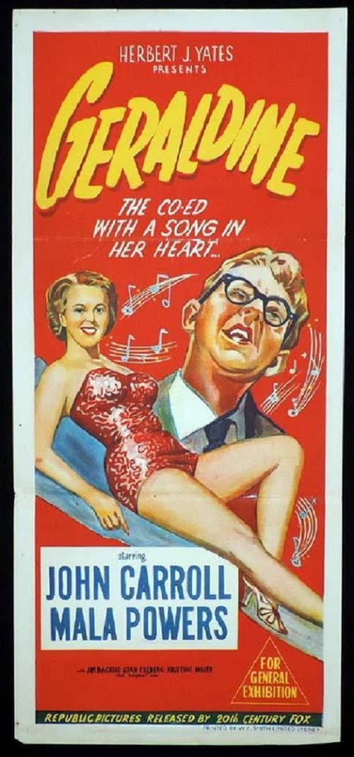 Geraldine (1953) movie poster