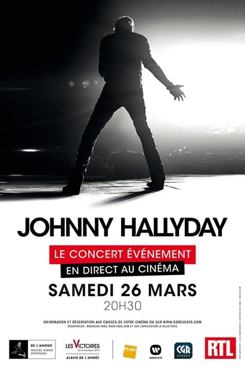 Affiche du film Johnny Hallyday - Rester Vivant Tour (2016)