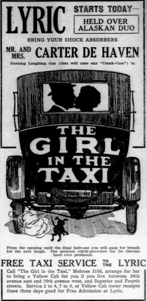 ملصق فيلم The Girl in the Taxi (1921)