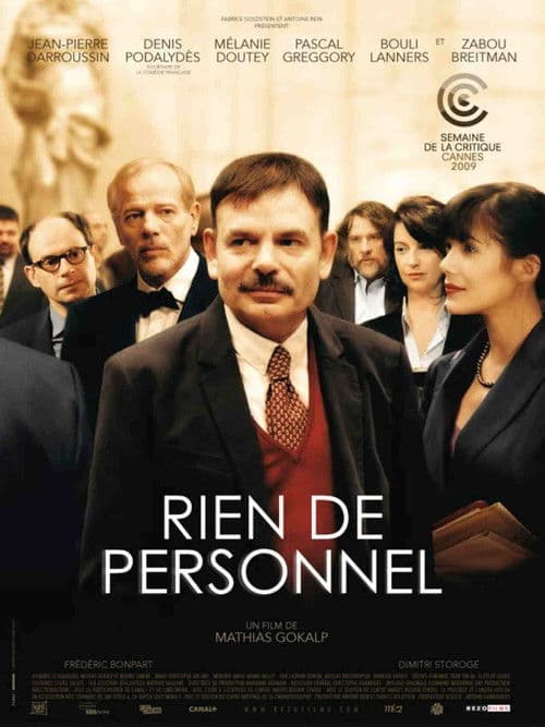 ملصق فيلم Rien de personnel (2009)