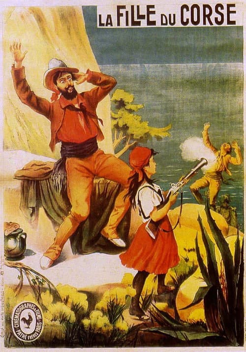 Affiche du film La Fille du corse (1907)